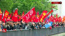 İstanbul'da 1 Mayıs için eylem yapanlar polise saldırdı