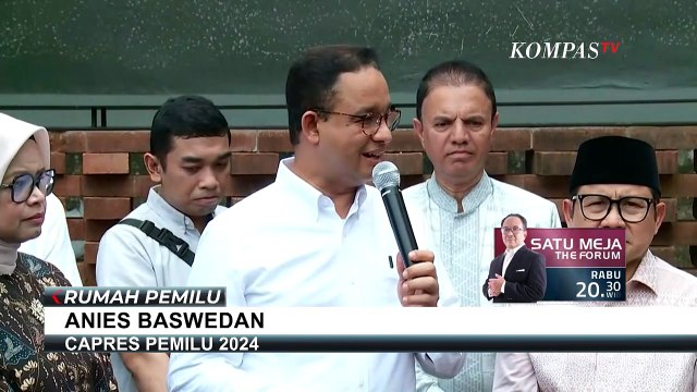 Anies Baswedan soal Timnas AMIN Bubar: Semua Langkah Selanjutnya Dijeda Sebentar