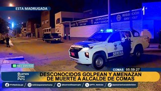 Le robaron su camioneta: Alcalde de Comas da detalles del violento atentado contra su vida