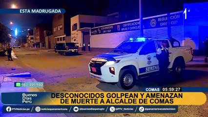 Le robaron su camioneta: Alcalde de Comas da detalles del violento atentado contra su vida