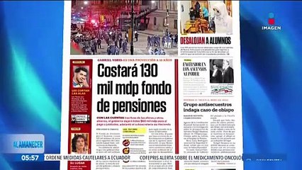 Primeras planas de los periódicos | 1 de mayo de 2024