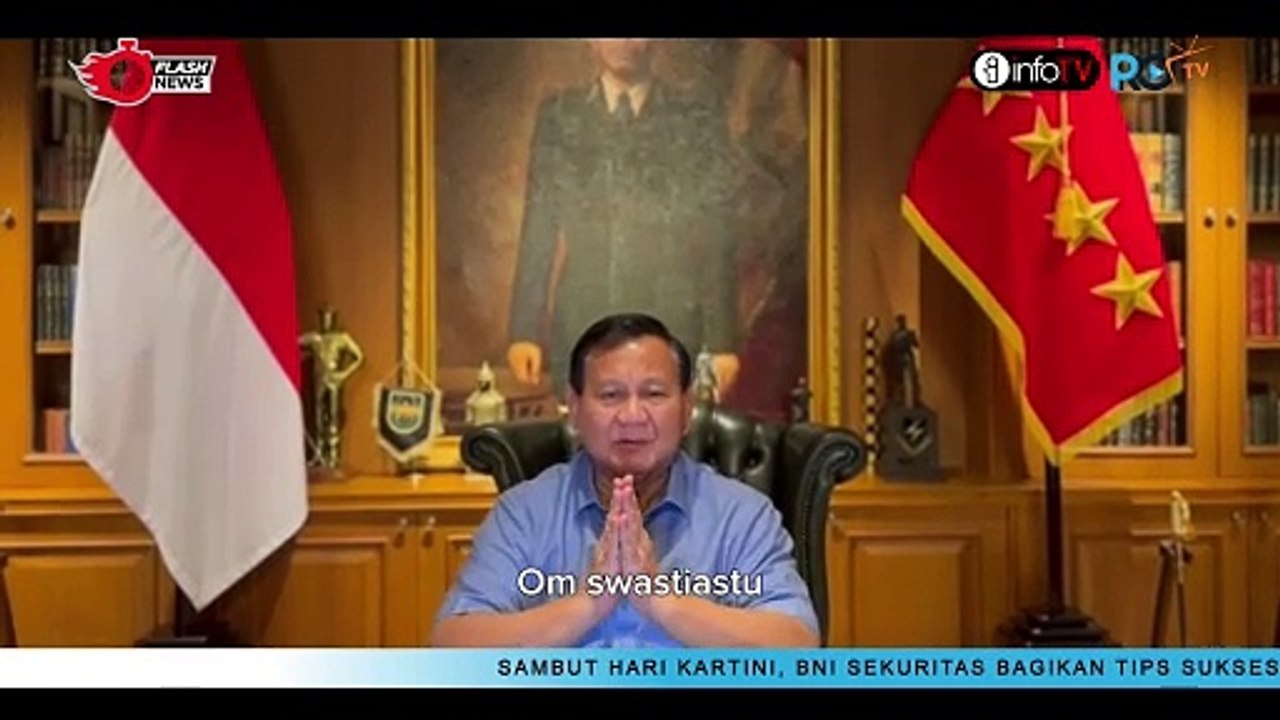 Prabowo Ucapkan Selamat Hari Buruh, Doakan Makin Sejahtera dan Bersatu