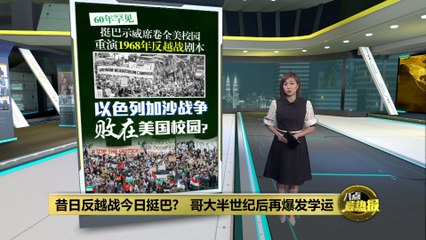 哥大学生闹学运占领校园   昔日反越战今日挺巴?