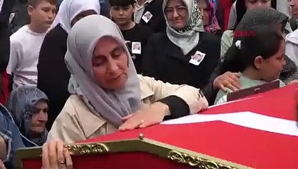Şehit Sözleşmeli Er Rıdvan Gürsoy'un cenazesi Kütahya'da defnedildi