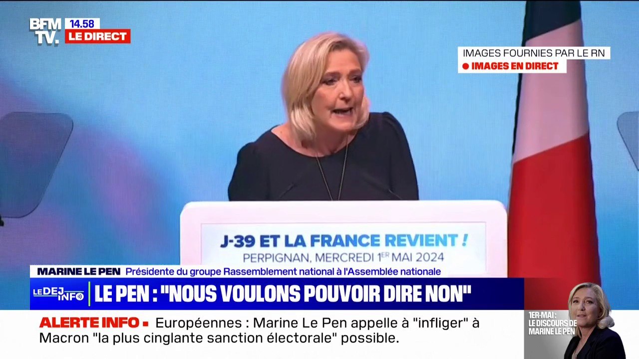 Marine Le Pen: "Nous n'en pouvons plus de payer leur folie idéologique" sur les prix de l'énergie