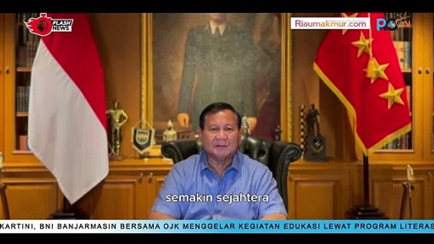 Prabowo Ucapkan Selamat Hari Buruh, Doakan Makin Sejahtera dan Bersatu