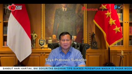 PRABOWO UCAPKAN SELAMAT HARI BURUH, DOAKAN MAKIN SEJAHTERA DAN BERSATU