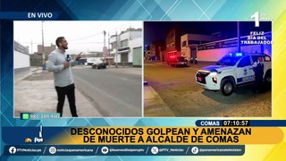 ¡Le rompieron la cabeza!: Alcalde de Comas da detalles del violento atentado contra su vida