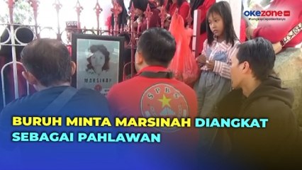 Ratusan Buruh Doa Bersama dan Ziarah ke Makam Marsinah saat Peringatan May Day