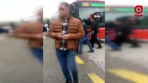 Ankara'da otobüs şoförü ve yolcular arasında gerginlik