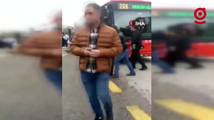 Ankara'da otobüs şoförü ve yolcular arasında gerginlik