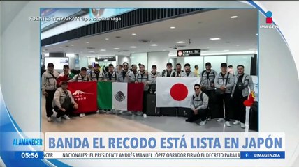 Los integrantes de la Banda El Recodo ya están en Japón