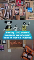 Banksy : 250 oeuvres exposées gratuitement dans un lycée à Toulouse