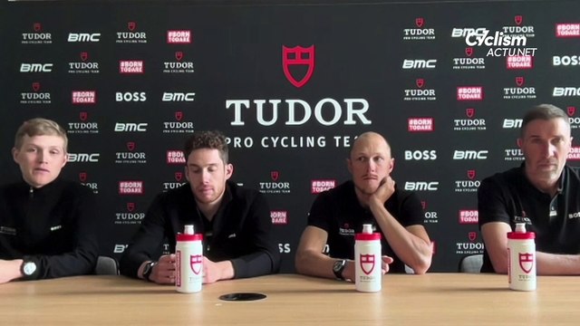 Cycling - Giro d'Italia 2024 - Team Tudor Pro Cycling Team before his first Giro