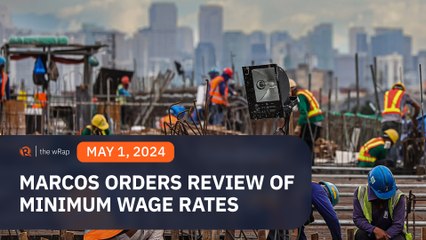 Download Video: On Labor Day, Marcos orders review of workers’ minimum wage