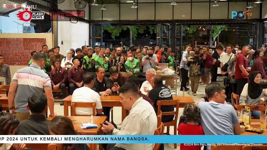 Presiden Jokowi Makan Mie Gacoan