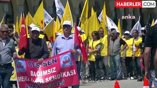 Amasya'da 1 Mayıs İşçi Bayramı Halaylarla Kutlandı