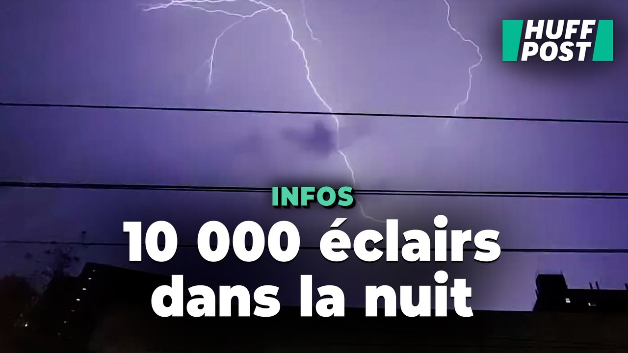 Les images impressionnantes de Hong Kong, frappé par 10 000 éclairs dans la nuit