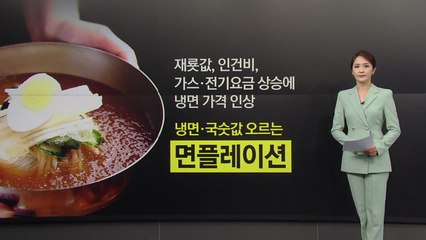 냉면 한 그릇이 1만6천 원?... '면플레이션'에 커지는 부담 [앵커리포트] / YTN