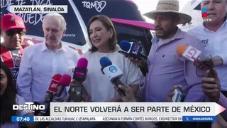 Xóchitl Gálvez presenta propuesta en Mazatlán, Sinaloa