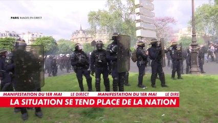 Manifestation : la situation se tend place de la Nation