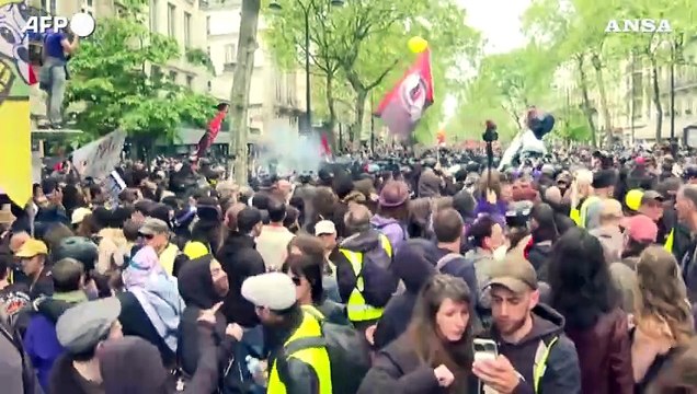 1 maggio: tensione e scontri al corteo di Parigi