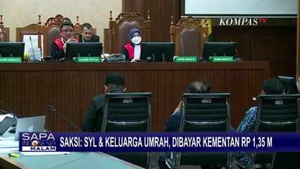Saksi Ungkap SYL dan Keluarga Umrah ke Mekkah Dibiayai Kementan Capai Rp1,35 Miliar!