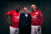 Football heroes impacted by life-threatening heart conditions join team to highlight importance of learning CPR