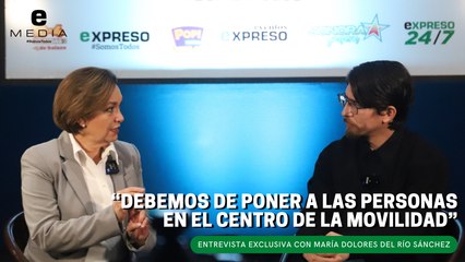 “Debemos de poner a las personas  en el centro de la movilidad”: María Dolores del Río Sánchez