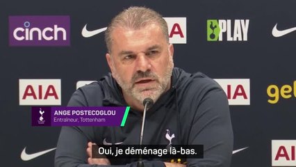 Tottenham - Après le rejet de la VAR en Suède, Postecoglou se voit bien déménager là-bas