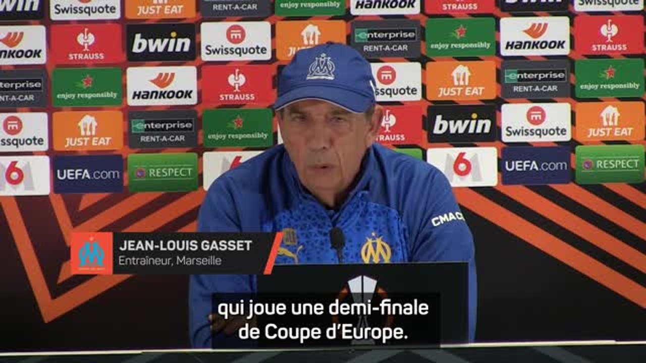 Marseille - Gasset : “Ce n'est pas qu'un club, c'est une ville entière qui joue cette demi-finale”