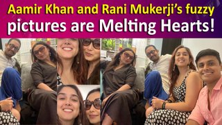 Rani Mukerji meets Aamir Khan, showers Love on his daughter and son-in-law