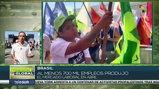 Pdte. de Brasil participa en acto por Día Internacional del Trabajador