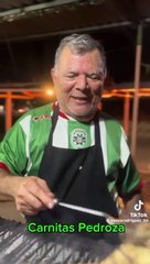 Aficionado del Marathón conquista a aficionados con su venta de carne asada en SPS