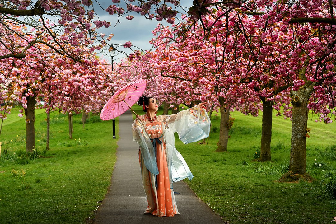Harrogate's Spring Flower show, Whitby for their April Goth Weekend, Leeds has a new Goth themed mural - April Month in Pictures