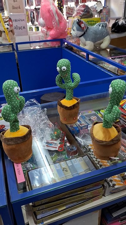 Dancing Cactus Talking Toy, Cactus Plush Toy, Wriggle & Singing Recording Repeat What You Say Funny Education Toys for Babies Children Playing