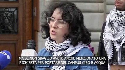 Proteste alla Columbia University: il botta e risposta tra la studentessa e i reporter diventa virale