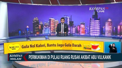 Pasca Erupsi, Semua Bangunan dan Rumah di Pulau Ruang Rusak Akibat Abu Vulkanik