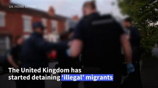 UK detains migrants to be sent to Rwanda under new scheme