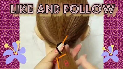 Young girl hair style | Young lady pony tail hair style | kids fun