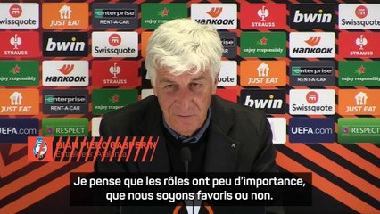 Gasperini : “Les rôles ont peu d'importance, que nous soyons favoris ou non”