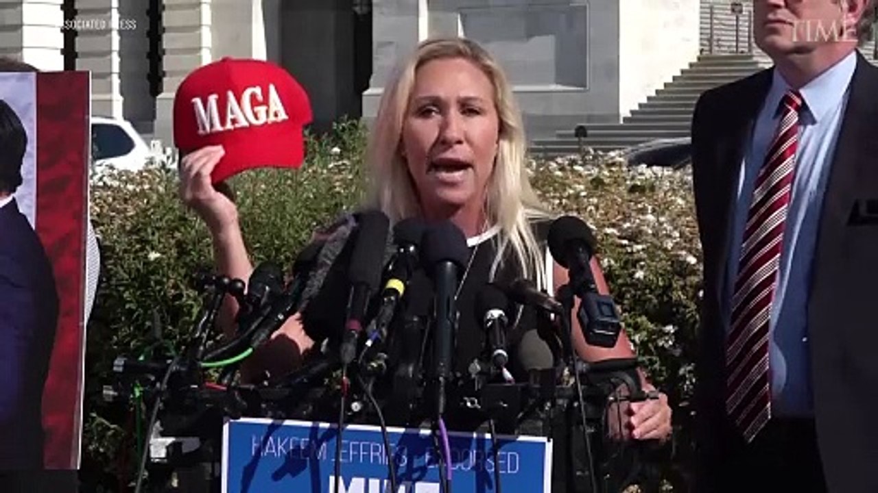 Rep. Marjorie Taylor Greene Vows to Force a Vote Next Week on Ousting House Speaker Mike Johnson