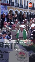 El dirigente de la COB, Juan Carlos Huarachi, criticó protestas de ‘evistas’