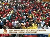 La Guaira | Trabajadores de la clase obrera del país se movilizan a Caracas en respaldo al Pdte. Maduro