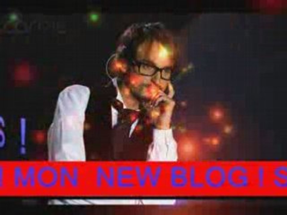 video diapo new blog christophe willem