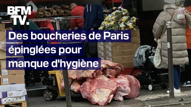 Des boucheries du 18e arrondissement de Paris épinglées pour leur manque d'hygiène