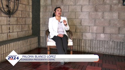 Paloma Blanco López, Consejera Presidenta del CEEPAC SLP