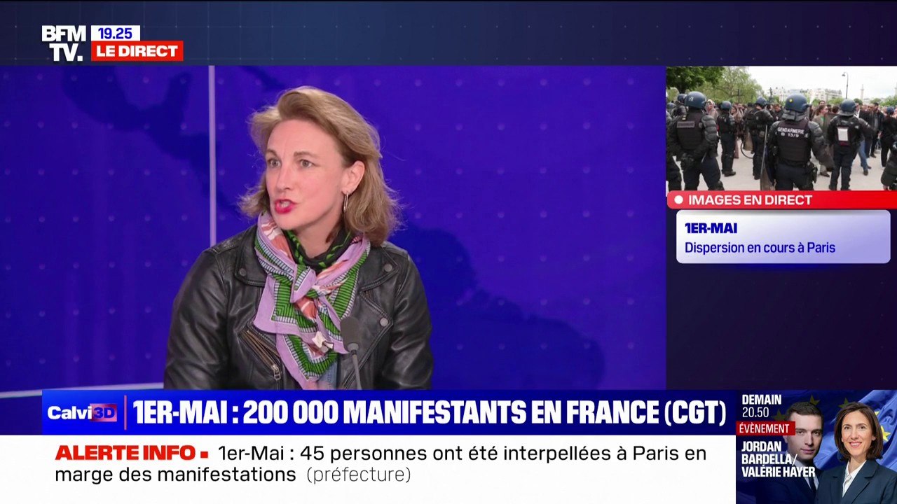 Manifestation du 1er-Mai: "Il y a beaucoup d'endroits où ça c'est extrêmement bien passé", pour Marylise Léon (secrétaire générale de la CFDT)