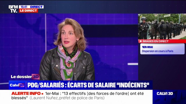 Écarts de salaire au sein d'une entreprise: S'il n'y a pas de loi, on n'empêchera pas l'accroissement de ces écarts , estime Marylise Léon, la secrétaire générale de la CFDT