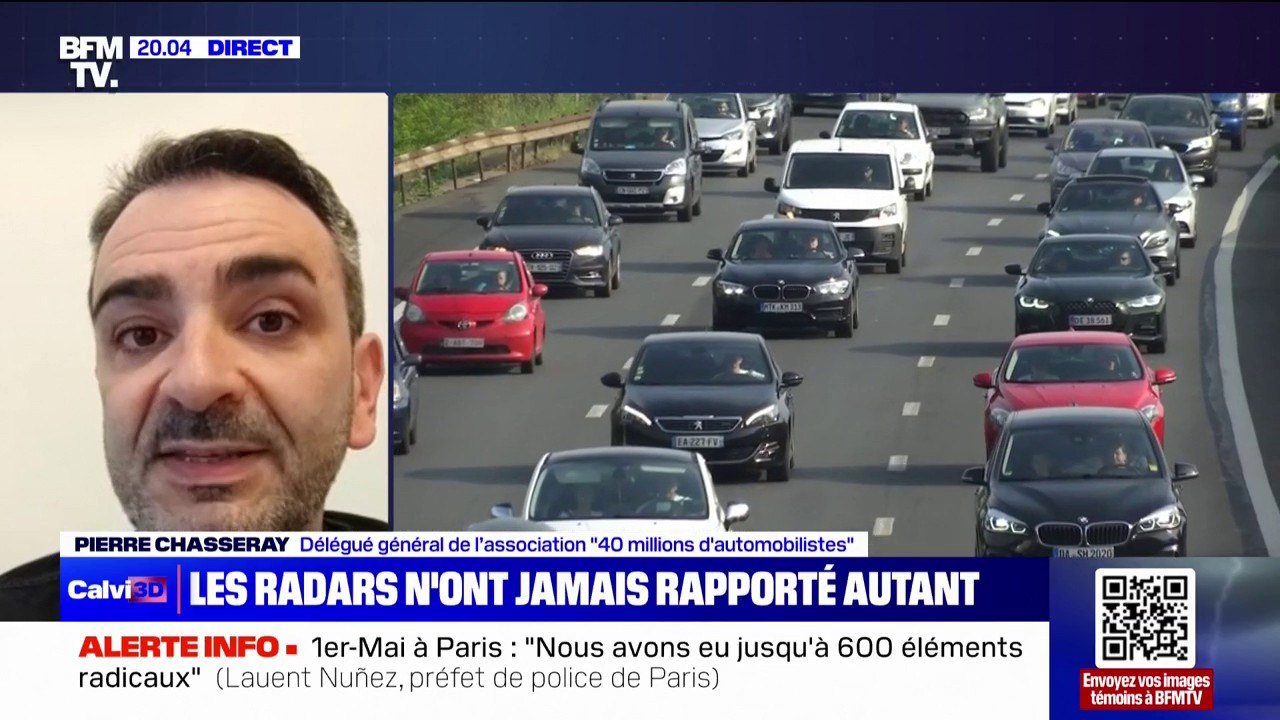 Amendes routières: "Ce qui rapporte, ce sont les petits excès de vitesse (...) C'est la machine à cash", pour Pierre Chasseray (40 millions d'automobilistes)